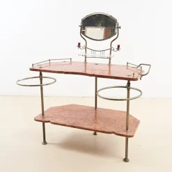 Pamono Vintage Toilet Table in Pink Marble, 1920s><noscript><img width=