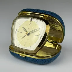 New Pamono Vintage Travel Alarm Clock by Schatz, Germany, 1970s