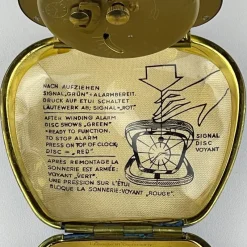 New Pamono Vintage Travel Alarm Clock by Schatz, Germany, 1970s