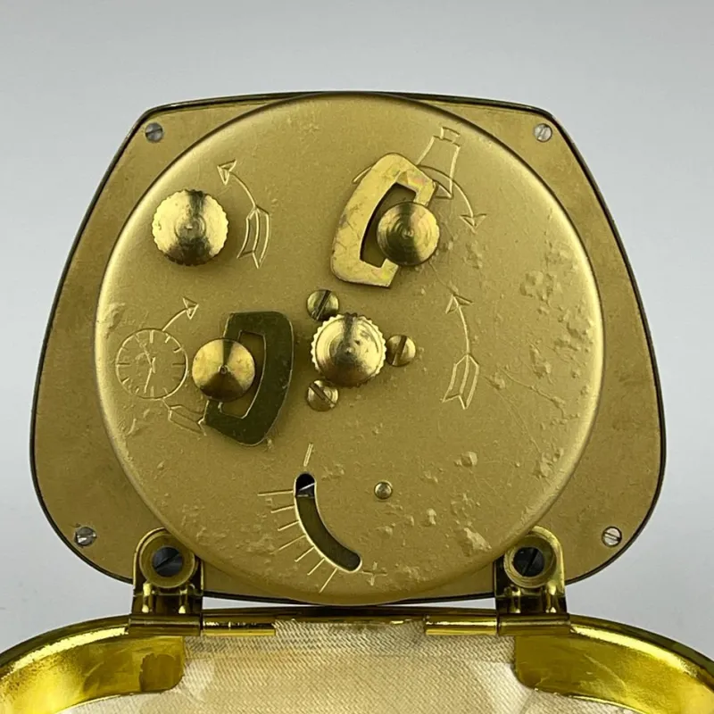 New Pamono Vintage Travel Alarm Clock by Schatz, Germany, 1970s