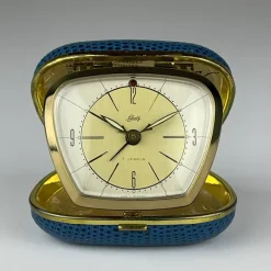 New Pamono Vintage Travel Alarm Clock by Schatz, Germany, 1970s