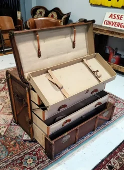 Pamono Vintage Travel Trunk, 1940s><noscript><img width=