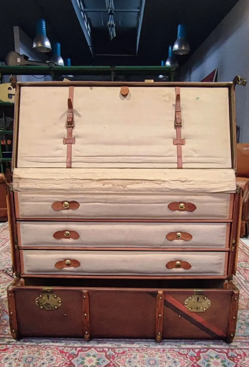 Pamono Vintage Travel Trunk, 1940s> Trunks Crates & Baskets