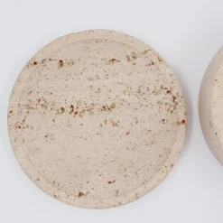 Pamono Vintage Travertine Box, Italy, 1970s><noscript><img width=