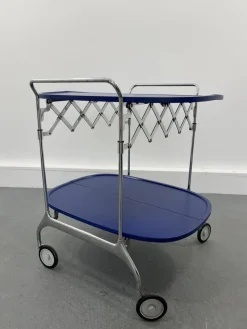 Pamono Vintage Trolley by Antonio Citterio for Kartell, 1970s> Serving Bar Carts & Trolleys