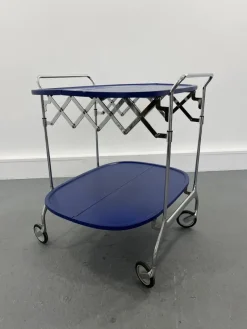 Pamono Vintage Trolley by Antonio Citterio for Kartell, 1970s> Serving Bar Carts & Trolleys
