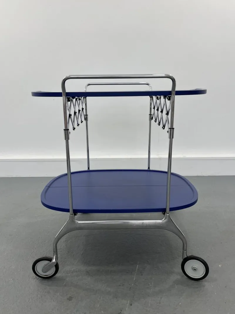 Pamono Vintage Trolley by Antonio Citterio for Kartell, 1970s> Serving Bar Carts & Trolleys