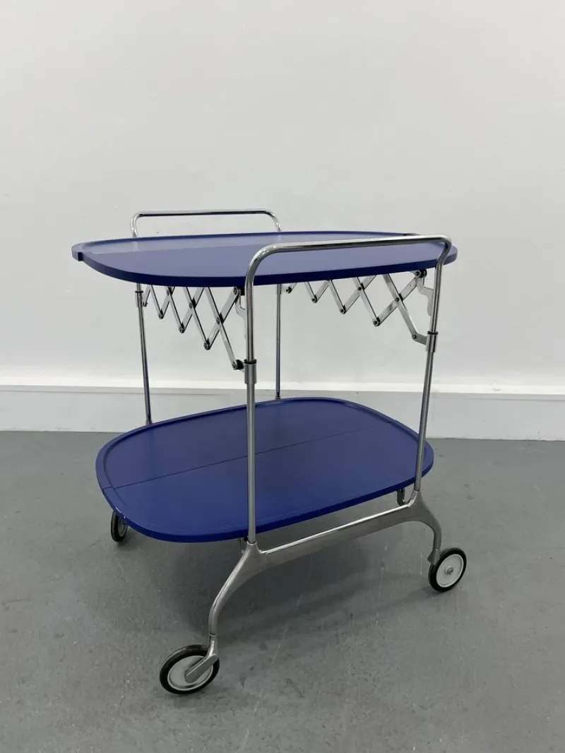 Pamono Vintage Trolley by Antonio Citterio for Kartell, 1970s> Serving Bar Carts & Trolleys