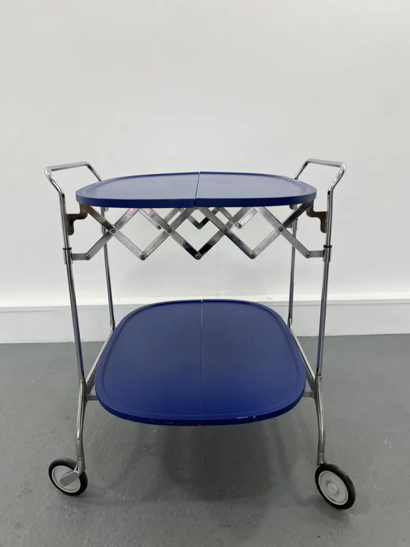 Pamono Vintage Trolley by Antonio Citterio for Kartell, 1970s> Serving Bar Carts & Trolleys