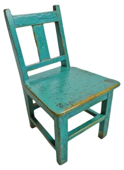 Pamono Vintage Turquoise Blue Children's Chair> Children's Chairs