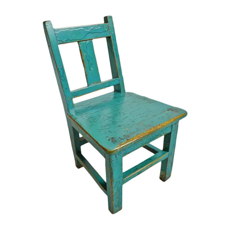 Pamono Vintage Turquoise Blue Children's Chair> Children's Chairs