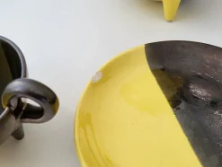 Sale Pamono Vintage Two-Tone Ceramic Luc Coffee Service by Auguste Lucchesi, Vallauris, 1950s, Set of 15
