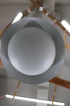 Pamono Vintage UFO Pendant Light by Josef Hurka for Napako, 1950s><noscript><img width=