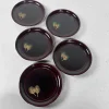 Clearance Pamono Vintage Urushi Serving Plates from Honshu Urushi, Japan, 1980s, Set of 5