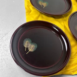 Clearance Pamono Vintage Urushi Serving Plates from Honshu Urushi, Japan, 1980s, Set of 5