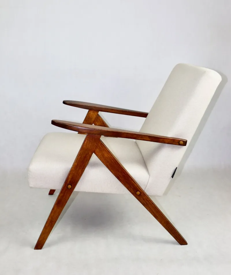 Pamono Vintage VAR B-310 Armchair in Beige Wool, 1970s> Lounge Chairs & Armchairs