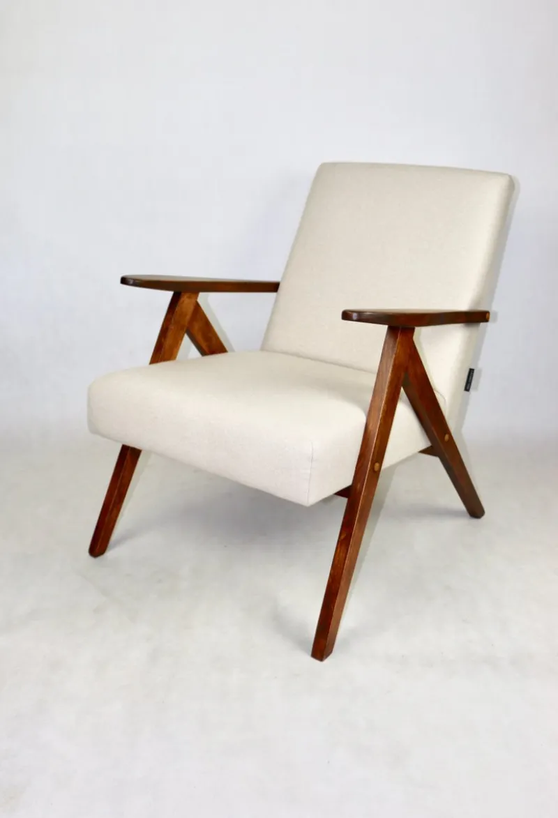 Pamono Vintage VAR B-310 Armchair in Beige Wool, 1970s> Lounge Chairs & Armchairs