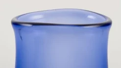 Outlet Pamono Vintage Vase in Blue Art Glass by Per Lütken for Holmegaard, 1960