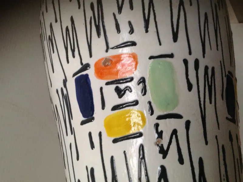Outlet Pamono Vintage Vase in Ceramic, 1970s