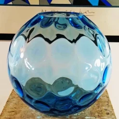 New Pamono Vintage Vase in Murano Glass, 1960s