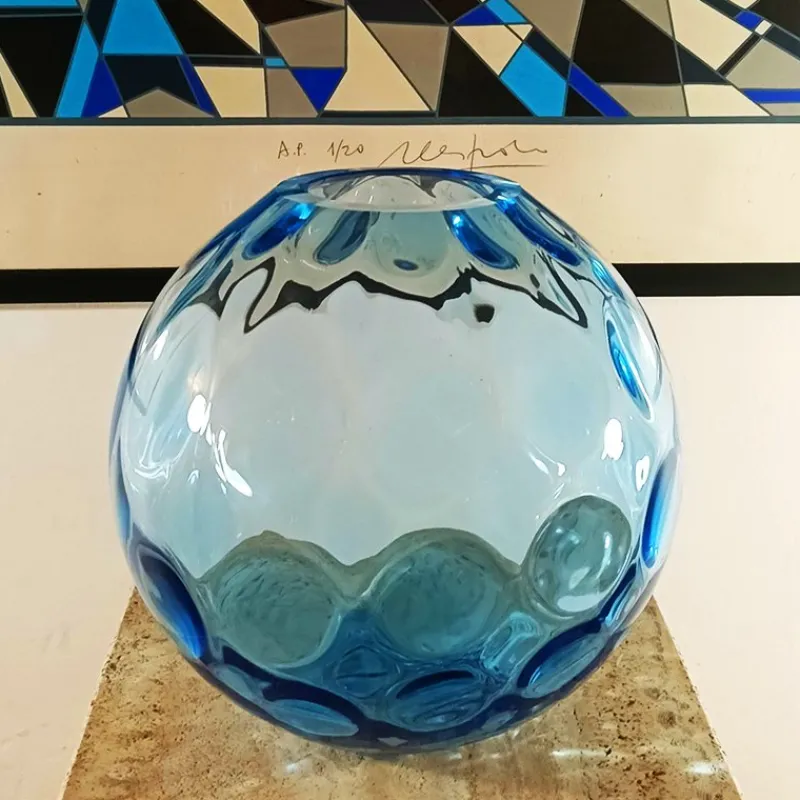 New Pamono Vintage Vase in Murano Glass, 1960s