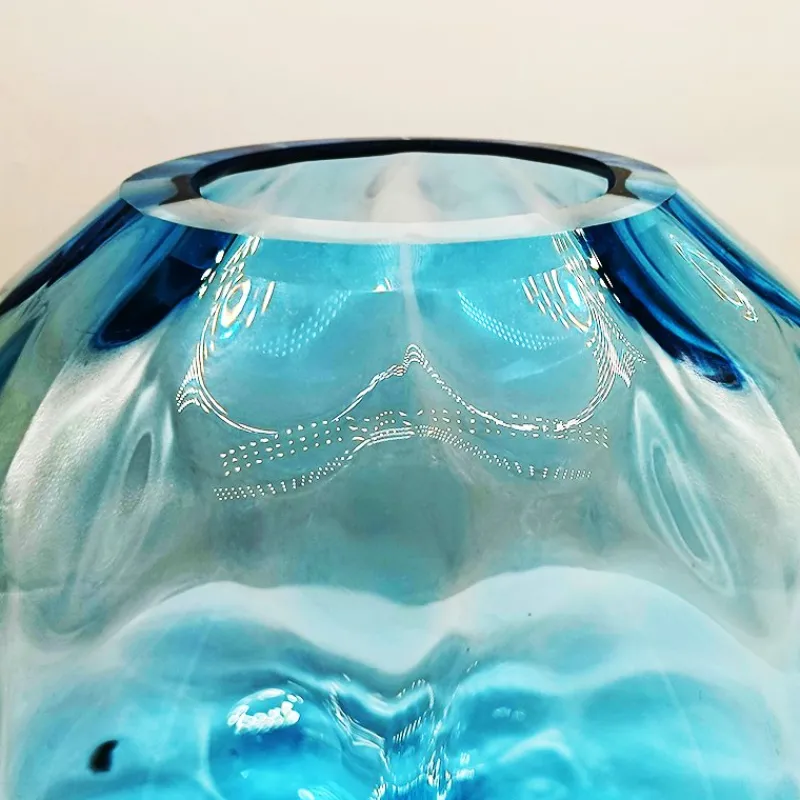 New Pamono Vintage Vase in Murano Glass, 1960s