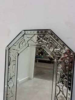 Pamono Vintage Venetian Hand-Cut Mirror> Mirrors
