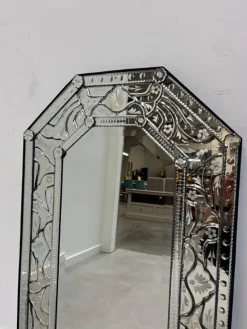 Pamono Vintage Venetian Hand-Cut Mirror><noscript><img width=