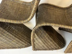 Pamono Vintage Vicker S Chairs in the style of Verner Panton, 1990s, Set of 4><noscript><img width=