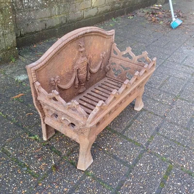 Online Pamono Vintage Victorian Fireplace Basket Hearth Grate