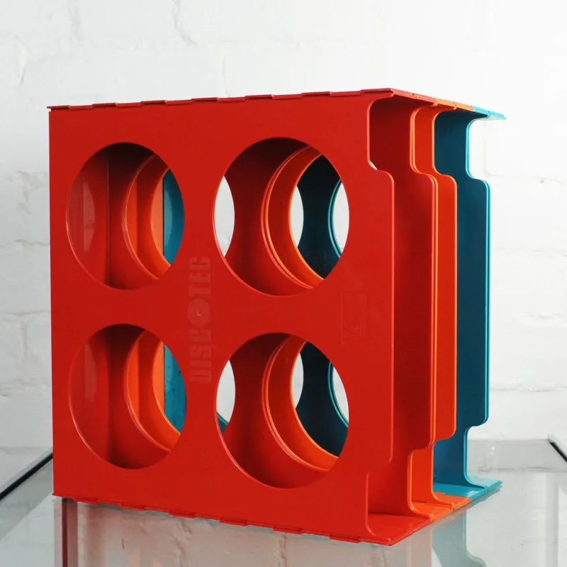 Pamono Vintage Vinyl Rack Discotec by Cogebi, 1970s> Magazine Racks