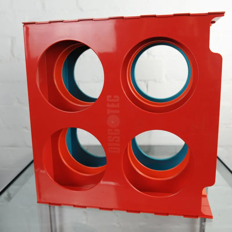 Pamono Vintage Vinyl Rack Discotec by Cogebi, 1970s> Magazine Racks