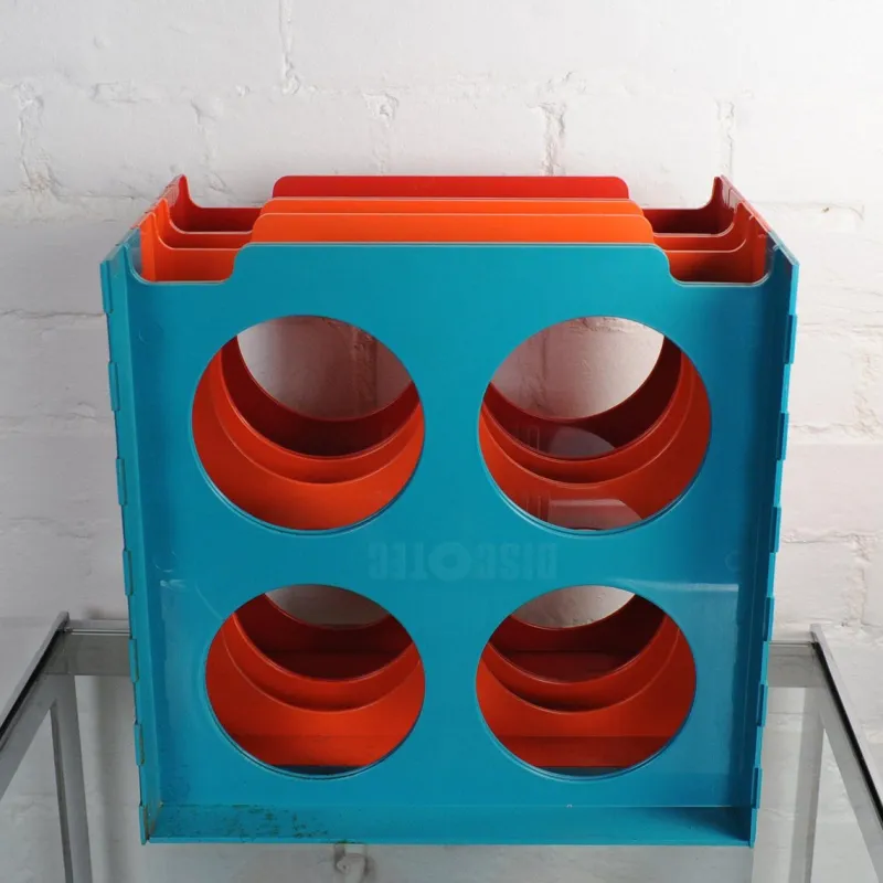 Pamono Vintage Vinyl Rack Discotec by Cogebi, 1970s> Magazine Racks