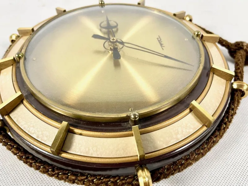 Pamono Vintage Wall Clock from Diehl, 1940s> Clocks