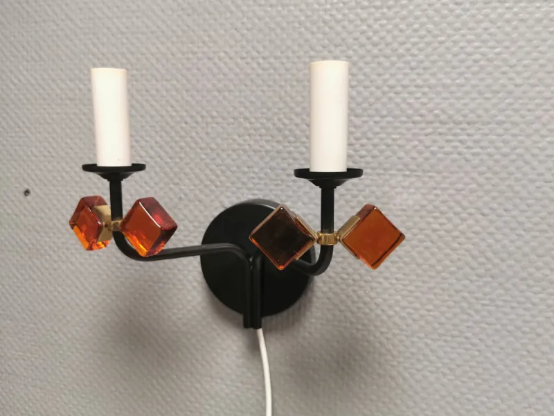 Pamono Vintage Wall Lamp by Svend Aage Holm Sørensen for Holm Sørensen & Co, 1950s> Wall Lights & Sconces
