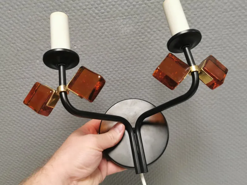 Pamono Vintage Wall Lamp by Svend Aage Holm Sørensen for Holm Sørensen & Co, 1950s> Wall Lights & Sconces