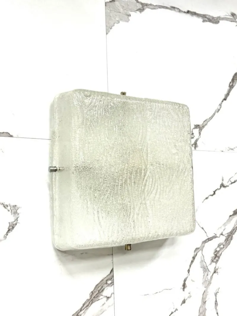 Sale Pamono Vintage Wall Lamp in Glass from Kalmar, 1960s