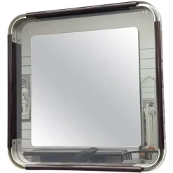 Discount Pamono Vintage Wall Mirror in Steel and Bakelite, 1970s