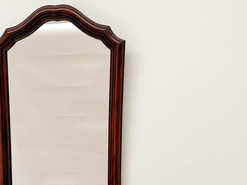 Pamono Vintage Wall Mirror with Ornate Frame, 1930s> Mirrors