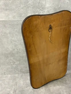 Pamono Vintage Wall Mirror with Brass Frame, 1950s> Mirrors