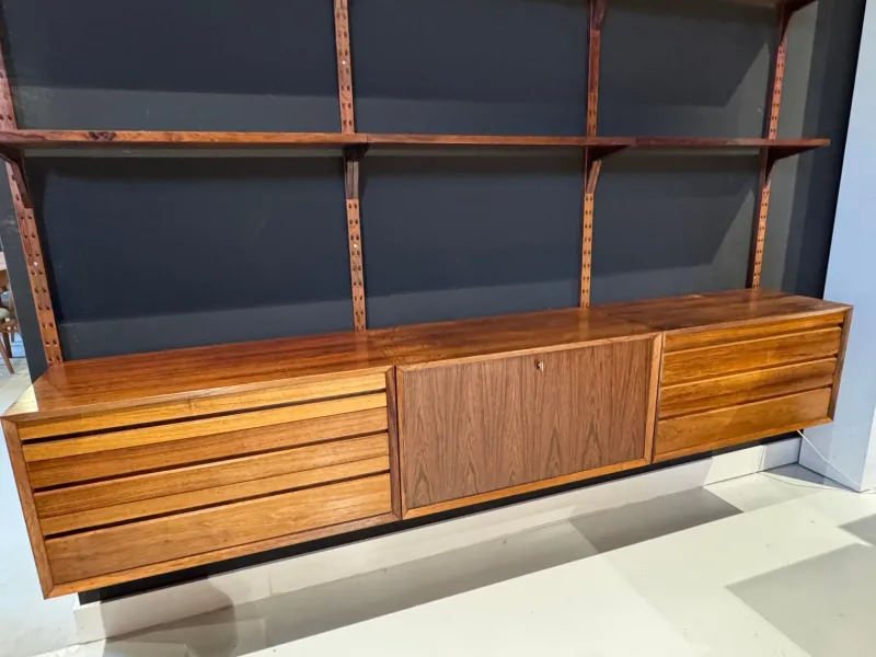Sale Pamono Vintage Wall System in Rosewood attributed to Poul Cadovius for Cado