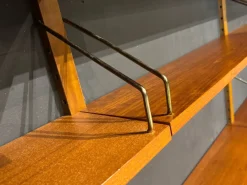 Pamono Vintage Wall System in Teak attributed to Poul Cadovius for Cado><noscript><img width=