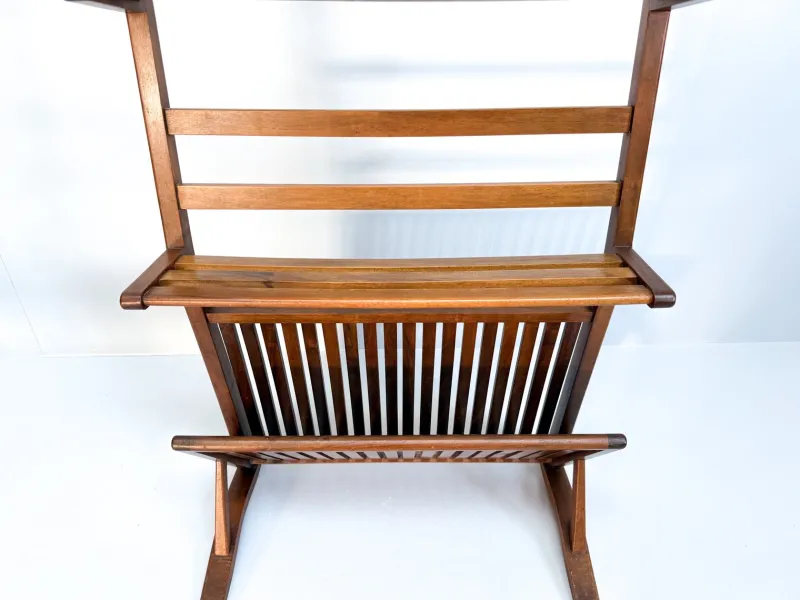 Pamono Vintage Walnut Bookshelf and Magazine Rack, 1960s> Shelves & Wall Units