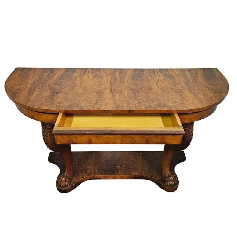 Pamono Vintage Walnut Console Table, 1930s> Console Tables
