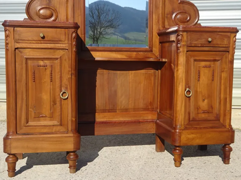 Pamono Vintage Walnut Dressing Table, 1950s> Dressing Tables