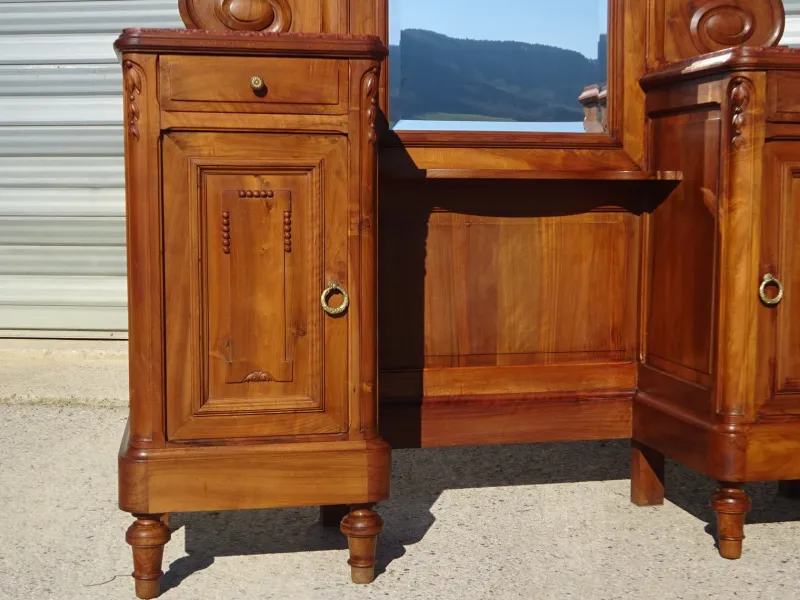 Pamono Vintage Walnut Dressing Table, 1950s> Dressing Tables