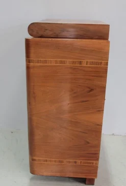 New Pamono Vintage Walnut Radio-Record Player