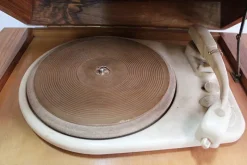 New Pamono Vintage Walnut Radio-Record Player
