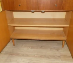 Pamono Vintage Walnut Secretaire, 1960s><noscript><img width=