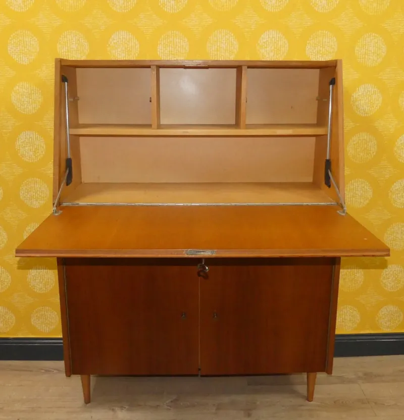 Pamono Vintage Walnut Secretaire, 1960s> Secretaires